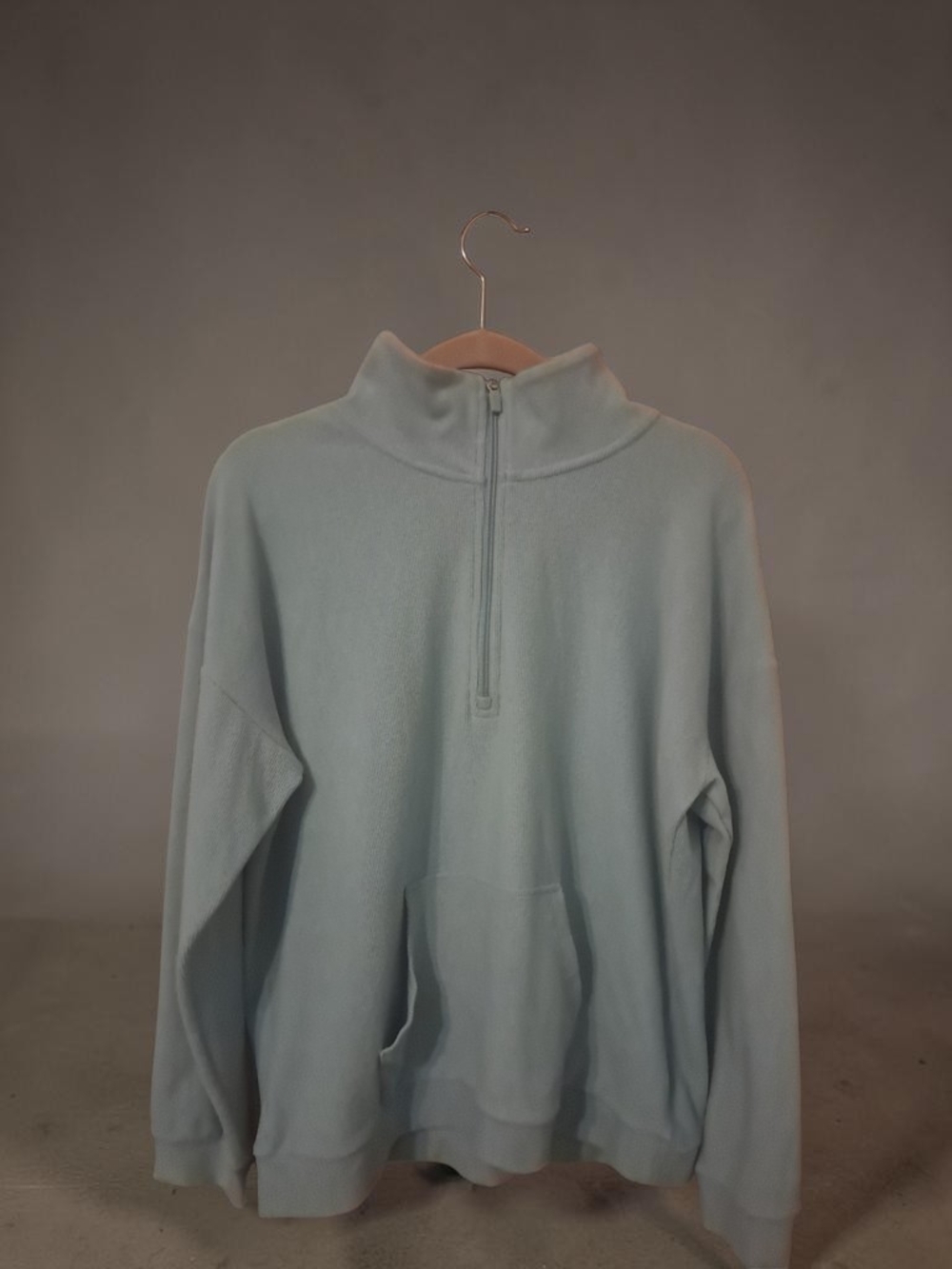 Marc New York Light Blue Half-Zip Fleece Pullover